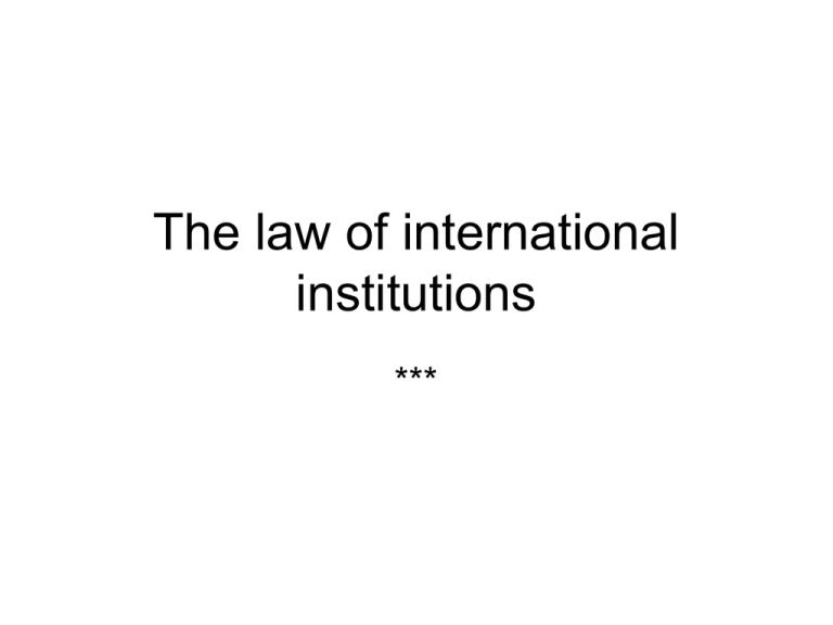 the-law-of-international-institutions