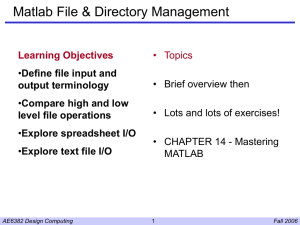 File and directory