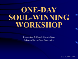 One-Day Soul-Winning Workshop