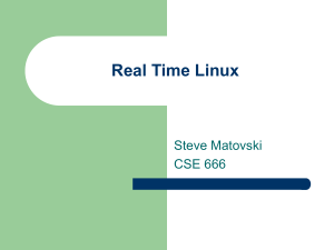 Real-Time Linux Installation