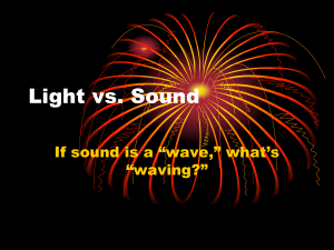 Light vs. Sound