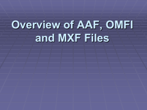 AAF_OMFI Overview
