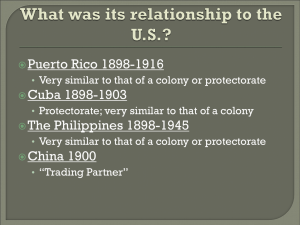 What was its relationship to the U.S.?