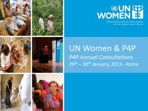 UN Women Communications Strategy Power Point Presentation