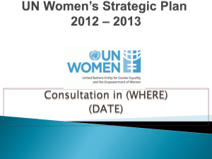 UN Women`s Strategic Plan 2011 - 2013 - ESCR-Net