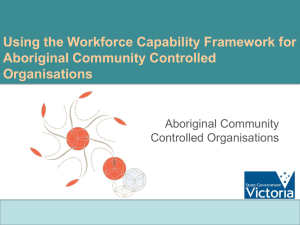 Workforce Capability Framework for ACCO