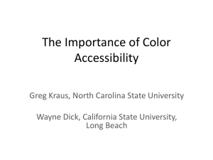 The Importance of Color Accessibility