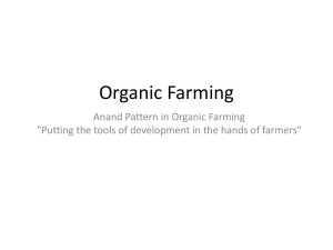 PPT on Mission Organic Farming NE