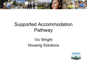 Supported Accommodation Presentation