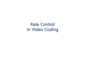 H.264 Rate Control