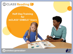 mCLASS®:Reading 3D™