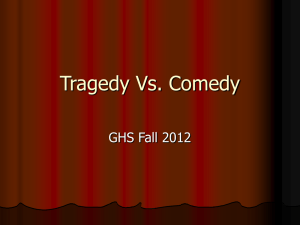 Tragedy vs. Comedy PPT