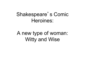 Shakespeare`s Comic Heroines
