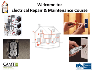 CAMT Electrical Repair and Maintenance Course