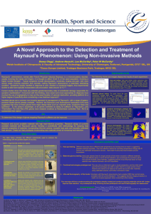 A Novel Approach to the Detection and Treatment of Raynaud`s