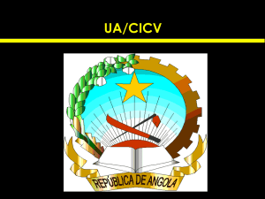 UA/CICV 1. Developing and maintaining a clearance plan, including