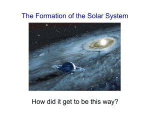 41: 05 May: The formation of the Solar System