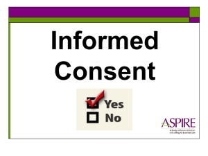25: Informed Consent for Counselors