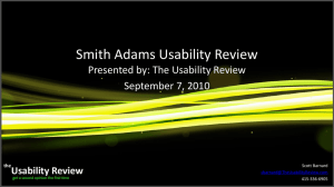 Smith Adams Sample Report ()