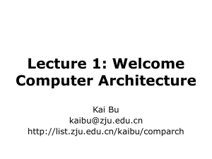 Lecture 1: Course Introduction