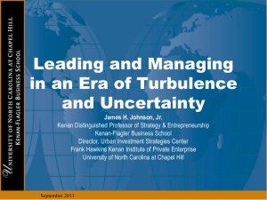 Leading and Managing in Turbulent Times