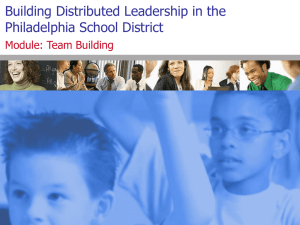 Dwyer_TeambuildingPPT - The Distributed Leadership Program