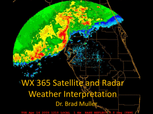 WX 365 Satellite and Radar Weather Interpretation