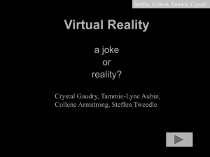 PowerPoint Presentation - Virtual Reality