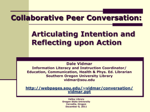 Collaborative Peer Conversation