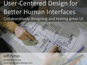 Usage to User Interface Collaboratively designing and