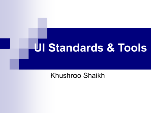 Web UI Standards