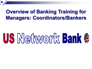 U.S. Network Bank PowerPoint