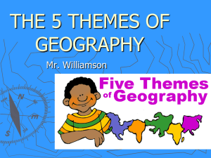 5 Themes of Geography - South McKeel Academy