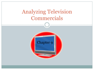Chapter 9, "Analyzing Television Commercials"