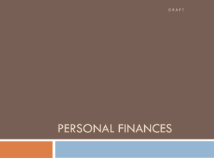 Personal Finances - Louisiana Department of Education