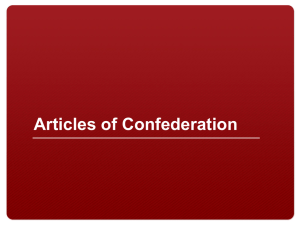 Why were the Articles of Confederation so weak?