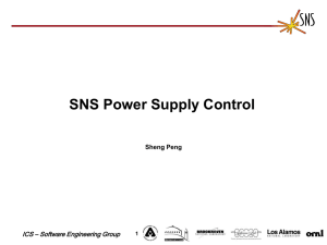 SNS Power Supply Magnet