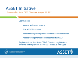 HHS ASSET Initiative Presentation