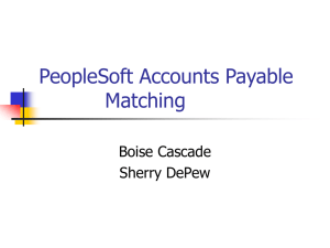 (PPT, Unknown) - Source to Settlement PeopleSoft User