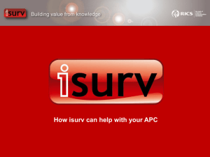 isurv for APC - isurv Resource