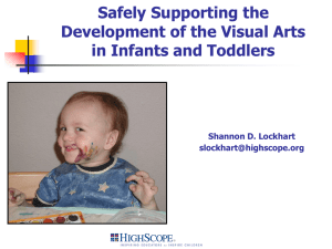 Why is art experiences important for infants and toddlers?