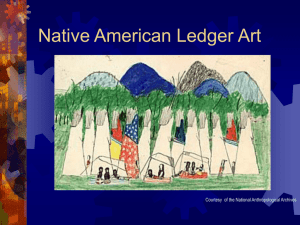 Native American Ledger Art - Butte School District # 1