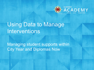 Using Data to Manage Interventions – Powerpoint