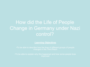 How did the Life of People Change in nazi germany
