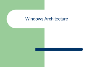 Windows Architecture