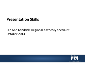 Public Speaking and Presentation Skills PPT