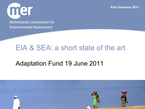 EIA & SEA: a short state of the art
