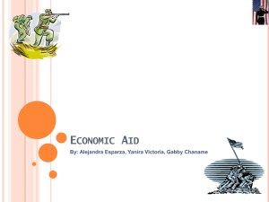 11 Aid and the Economy