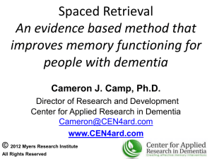 What is Spaced-Retrieval?