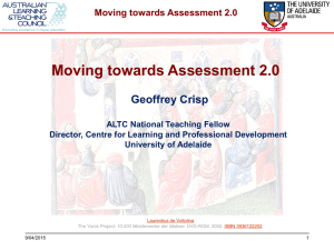 Moving towards Assessment 2.0